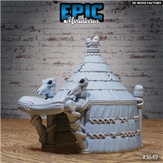 Bandit Camp Tents v5 des Bandit Camp créé par Epic Miniatures de 3D Minis Factory
