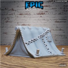 Bandit Camp Tents v6 des Bandit Camp créé par Epic Miniatures de 3D Minis Factory 2