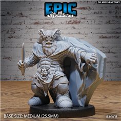 Dwarf Tiefling Hiding des Bandit Camp créé par Epic Miniatures de 3D Minis Factory