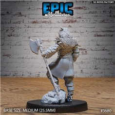 Mountain Wolf Bandit des Bandit Camp créé par Epic Miniatures de 3D Minis Factory 2