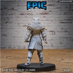 Mountain Wolf Bandit Knifes des Bandit Camp créé par Epic Miniatures de 3D Minis Factory 2