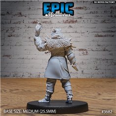 Mountain Wolf Bandit Torchlight des Bandit Camp créé par Epic Miniatures de 3D Minis Factory 2