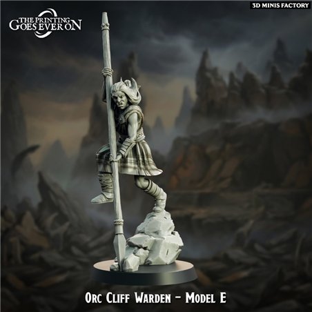 Orc Cliff Warden - Model E